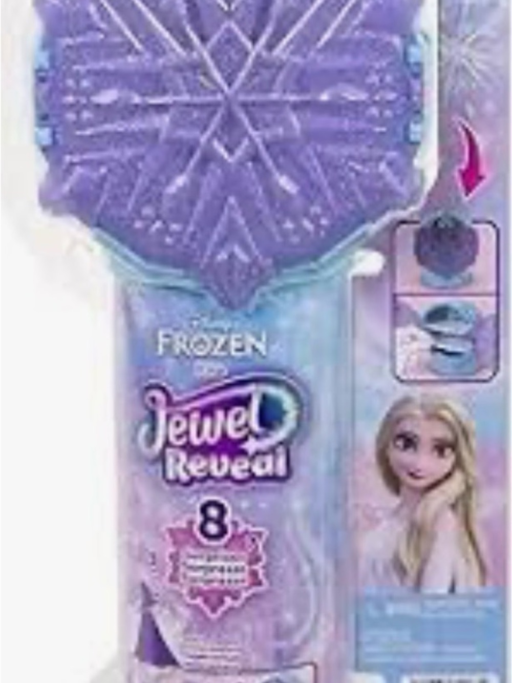 NEW-Mattel Disney Frozen Jewel Reveal Elsa Fashion Doll w/Surprise Accessories